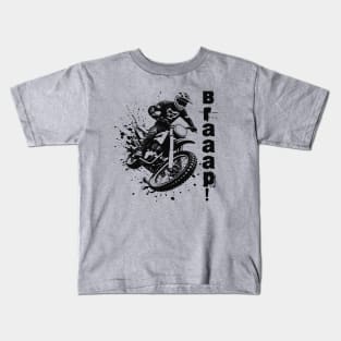 Motocross Braaap! Kids T-Shirt